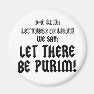 laten we purim zien magneet