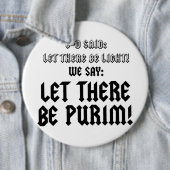 laten we purim zien ronde button 6,0 cm (In situ)