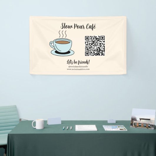 Laten we QR Code Business Banner aansluiten (Beurs)