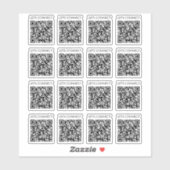 Laten we QR Code Vinyl aansluiten Sticker (Vel)