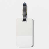 Laten we reizen bagagelabel (Achterkant verticaal)