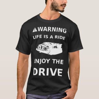 Laten we rijden voor de lol t-shirt