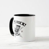 Laten we Rock! Mok (Voorkant links)