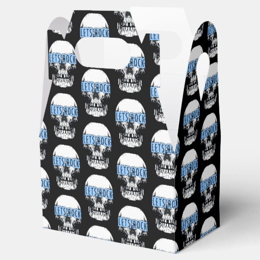 Laten we Rock Skull Bedankdoosjes (Geopend)