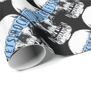 Laten we Rock Skull Cadeaupapier
