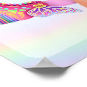 Laten we Roll Schaatsen Kinderen Verjaardagsfeestj Poster (Hoek)