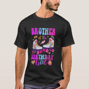 Laten we Rollen Broer van het Jarige meisje Roller T-shirt