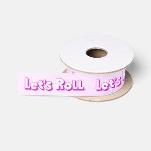 Laten we Rollen in Roze Kleuren Lint