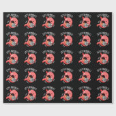 Laten we Rumble Funny Maag Pun Dark BG Cadeaupapier (Vlak)