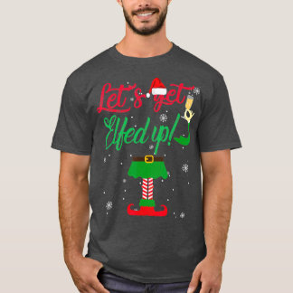 Laten we rustig worden Drink met kerstcadeautjes T-shirt