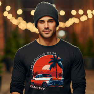 Laten we samen de wereld verkennen op reis met de t-shirt