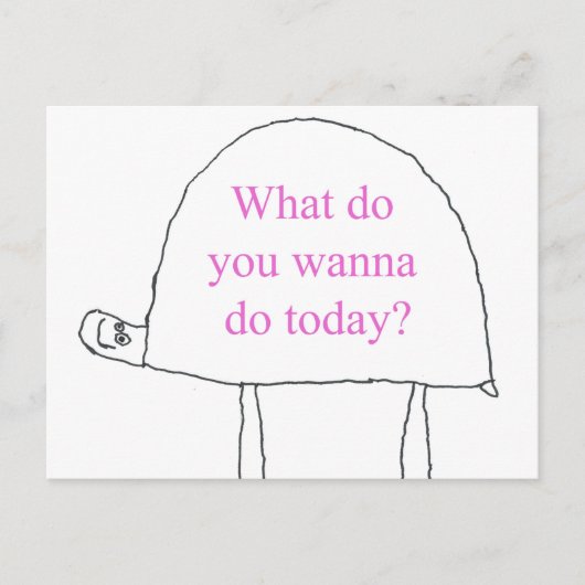 Laten we samen gaan! briefkaart (Voorkant)