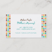 Laten we samen gaan! contactkaartje (Achterkant)