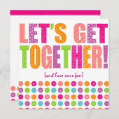 Laten we samen gaan! kaart (Voorkant / Achterkant)