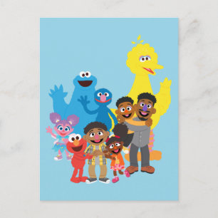 Laten we samen komen briefkaart