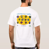 Laten we samen muziek maken t-shirt (Achterkant)