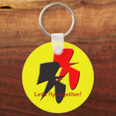 Laten we samen Sleutelhanger vliegen (Voorkant)