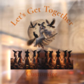 Laten we samen Thunder_Cove Raamsticker (Vel 2)