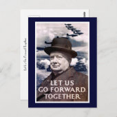 Laten we samen verder gaan briefkaart (Voorkant / Achterkant)