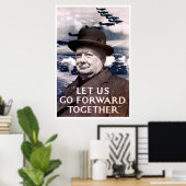 Laten we samen verder gaan poster (Thuiskantoor)