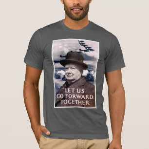 Laten we samen verder gaan t-shirt