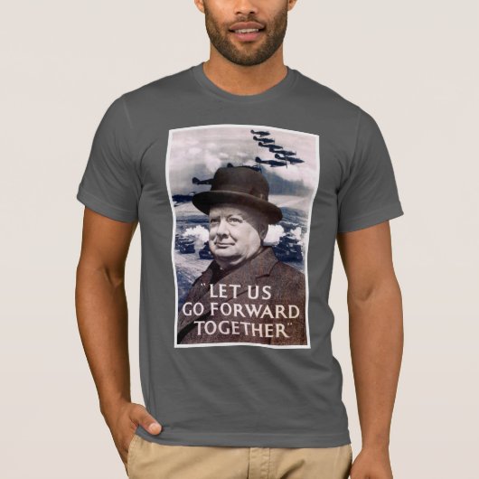 Laten we samen verder gaan t-shirt (Voorkant)