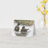 Laten we samenkomen - Blank Wenskaart Kaart (Gele Bloem)