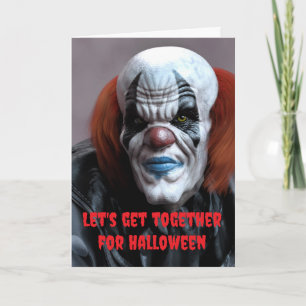 Laten we samenkomen voor Halloween. Kaart