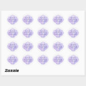 Laten we Schellabrate Seashell Onder het Zee Verja Ronde Sticker (Vel)