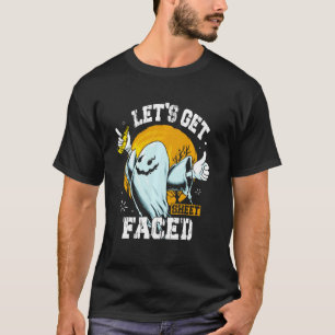 Laten we schetsen van grappige Ghost Drink Halowe T-shirt