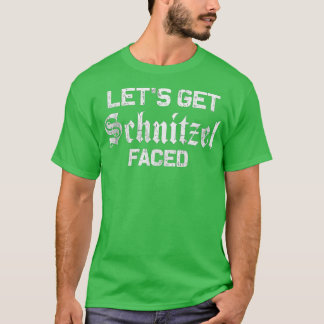 Laten we Schnitzel voor ogen houden bij het drinke T-shirt