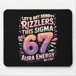 Laten we Sendy Rizzlers Sigma 67 Aura Energy Tee k Muismat