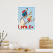 Laten we Ski's Poster (Keuken)
