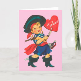 Laten we smallen! - grappige  Valentijnsdag kaart