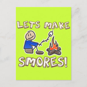 Laten we S'mores maken! Briefkaart