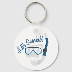 Laten we Snorkel! Sleutelhanger