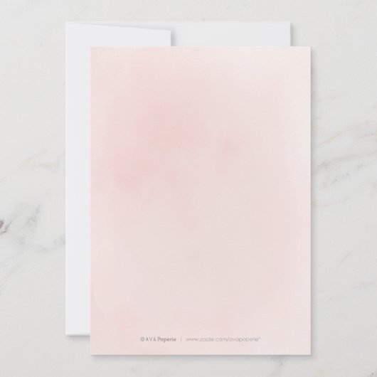 Laten we sparkle gouden glitter en roze bloemig fe kaart (Achterkant)