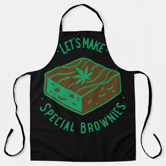 Laten we speciale brownies maken schort (Voorkant)