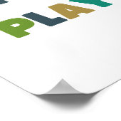 laten we spelen. kinder Poster & Prints (Hoek)