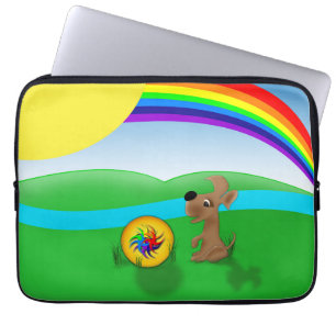 Laten we spelen laptop sleeve