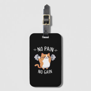 Laten we Spieren Ontwikkelen! Tijd voor de Gym! Bagagelabel