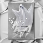 Laten we Spooky Ghost Halloween Party krijgen Kaart