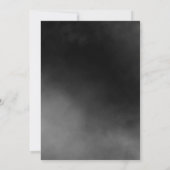 Laten we Spooky Ghostly Skeleton Halloween Party k Kaart (Achterkant)