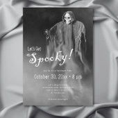 Laten we Spooky Ghostly Skeleton Halloween Party k Kaart