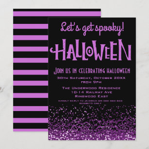 LATEN WE SPOOKY HALLOWEEN PARTIJINVITATIE KRIJGEN KAART
