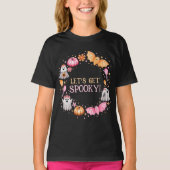 Laten we Spooky Pastel Halloween halen T-shirt (Voorkant)