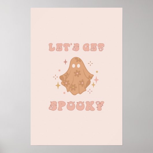 Laten we Spooky Wall Art Poster halen (Voorkant)