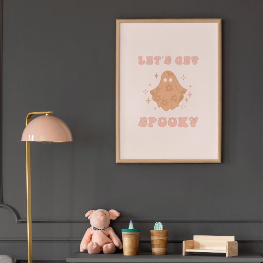 Laten we Spooky Wall Art Poster halen