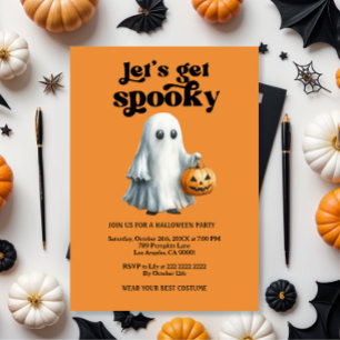 Laten we Spooky worden, Halloween feest Kaart