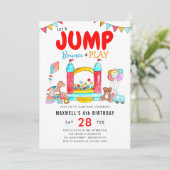 Laten we springen Bounce House Trampoline Park Ver Kaart (Staand voorkant)